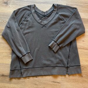 Aerie V Neck Crewneck